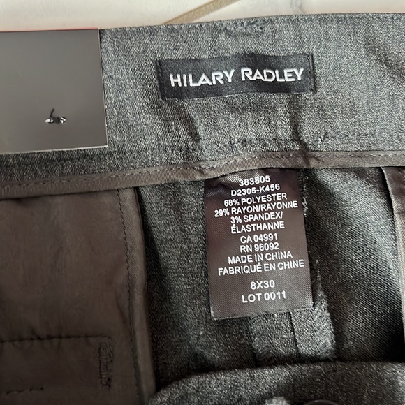 HILARY RADLEY STRAIGHT LEG PANTS; NEW WITH TAG - Picture 4 of 4